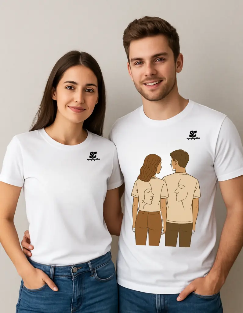 Subtle Connection (WHITE, XS, front)