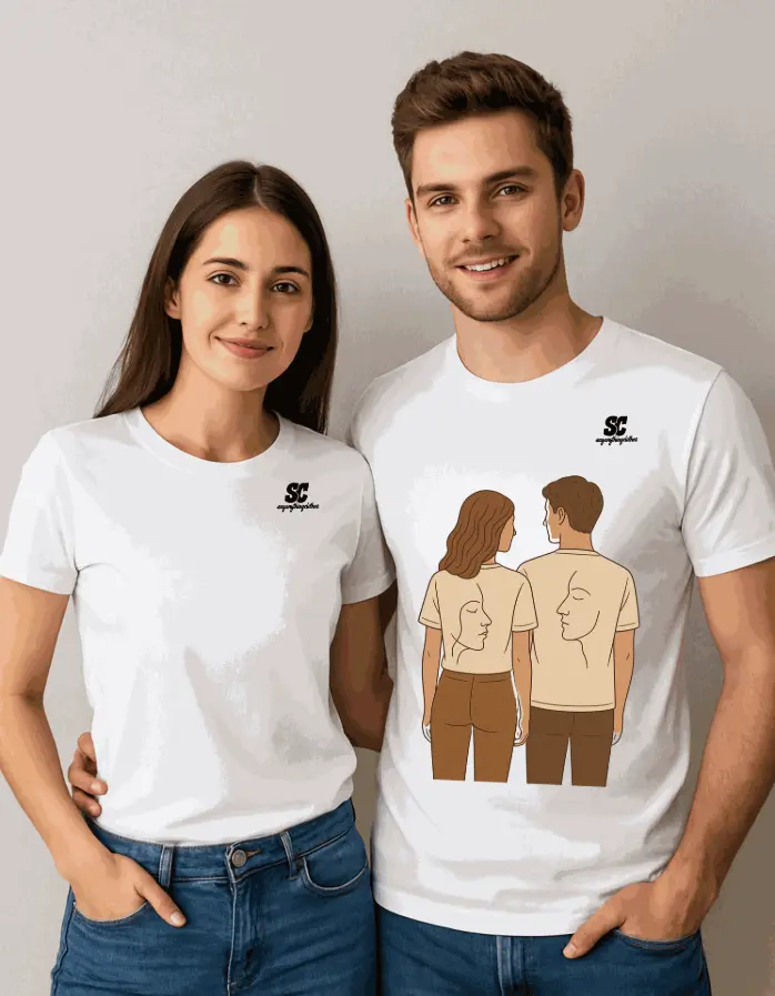 Subtle Connection (WHITE, XS, front)